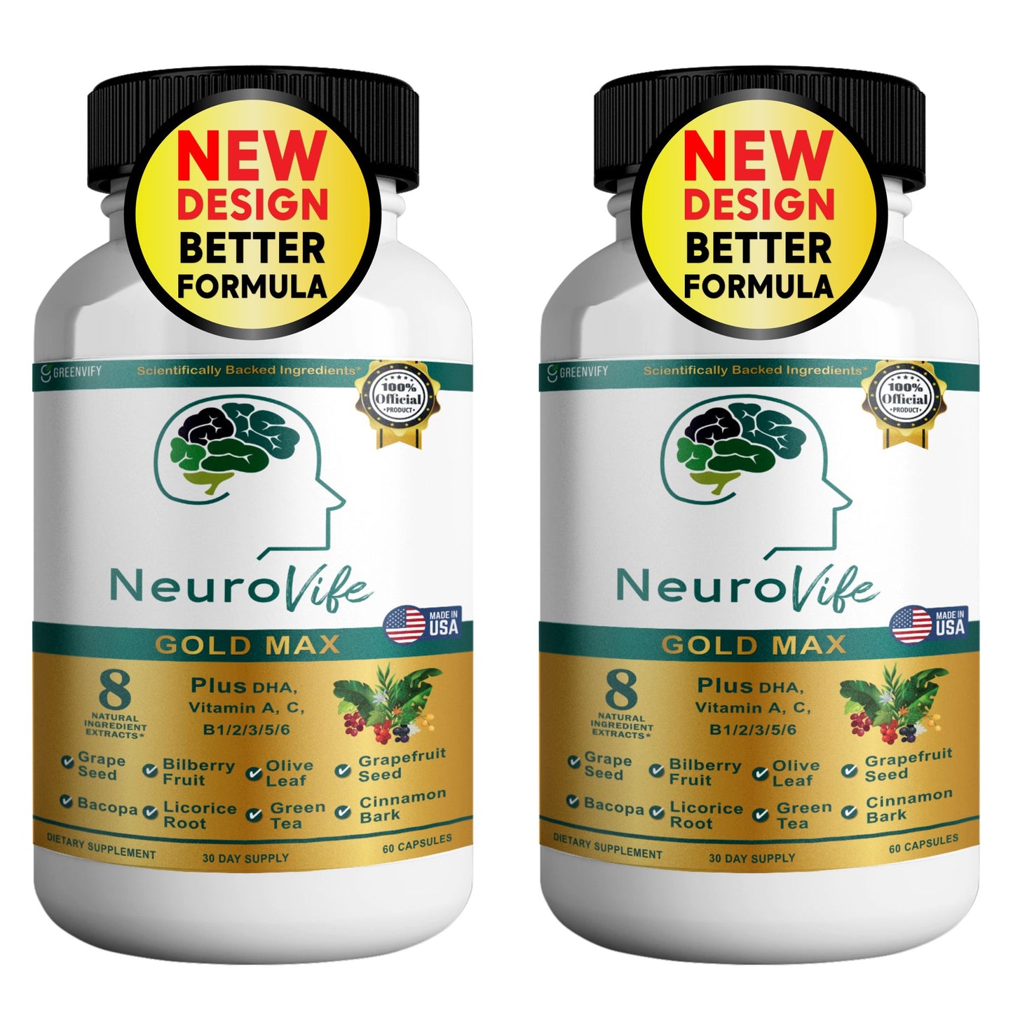 Neurovife Gold Max Brain Support Supplement