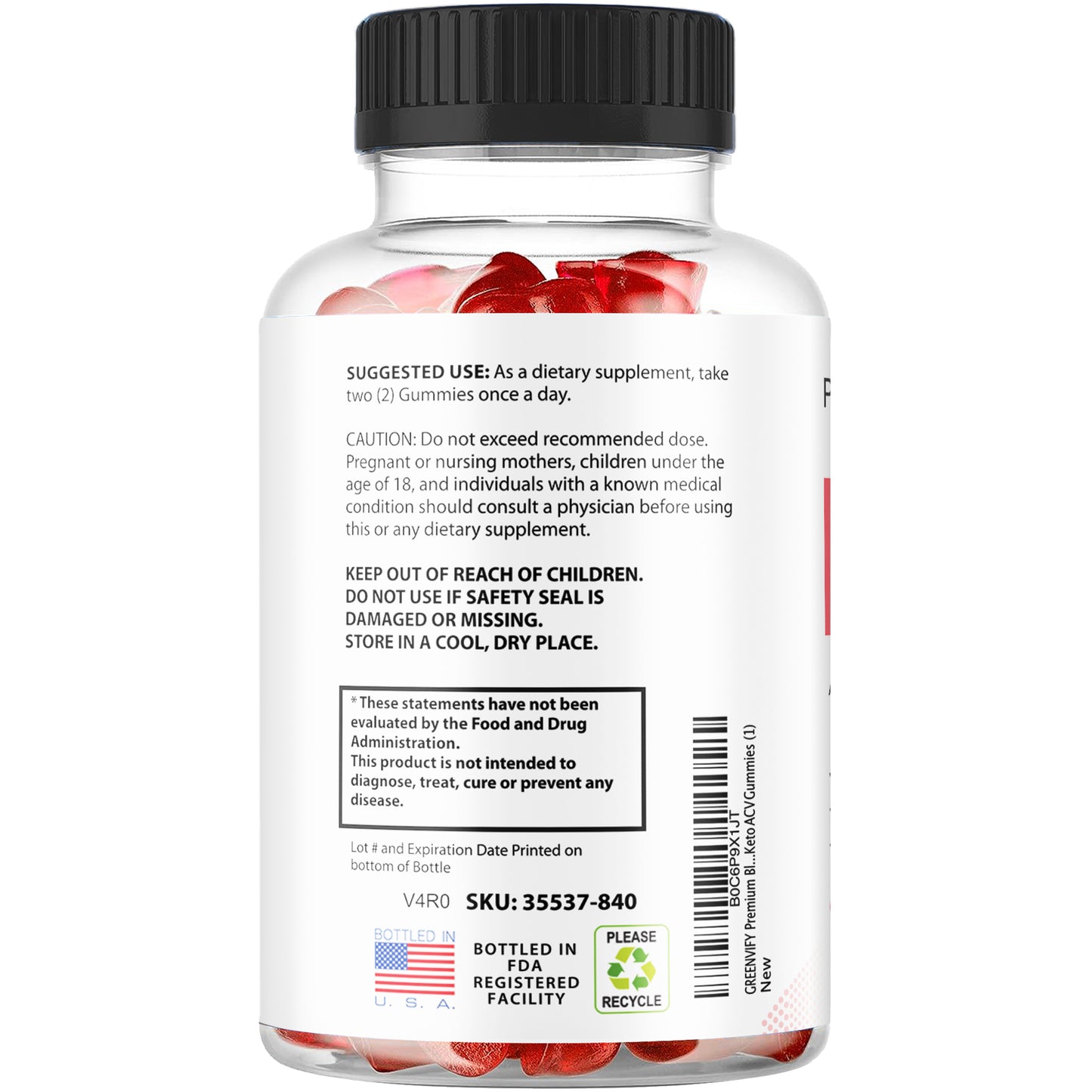 Premium Blast Keto Apple Cider Vinegar Gummies