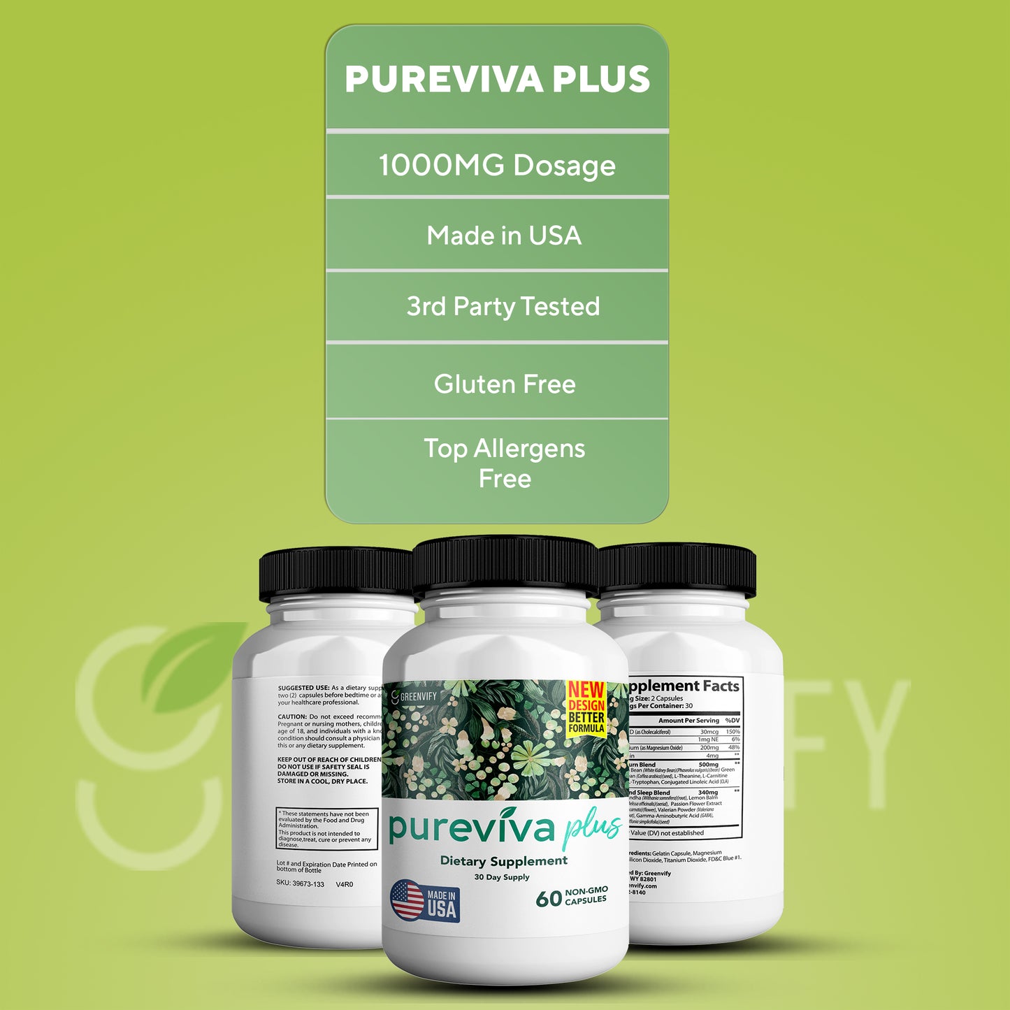 Pureviva Plus Advanced Night Supplement
