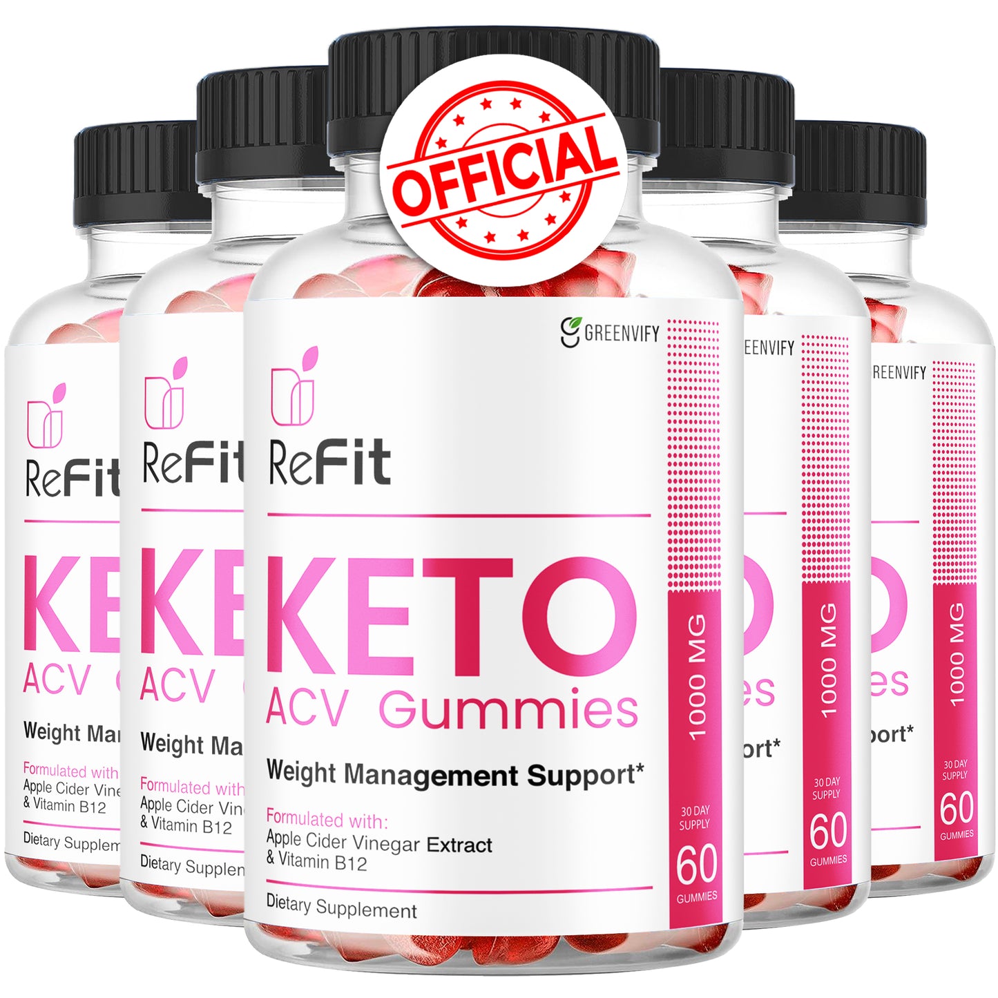 ReFit Keto Apple Cider Vinegar Gummies