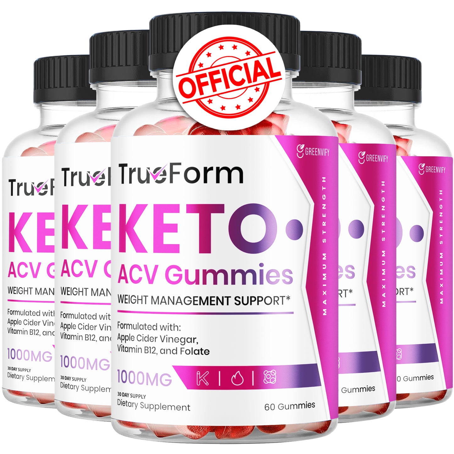 TrueForm Keto Apple Cider Vinegar Gummies