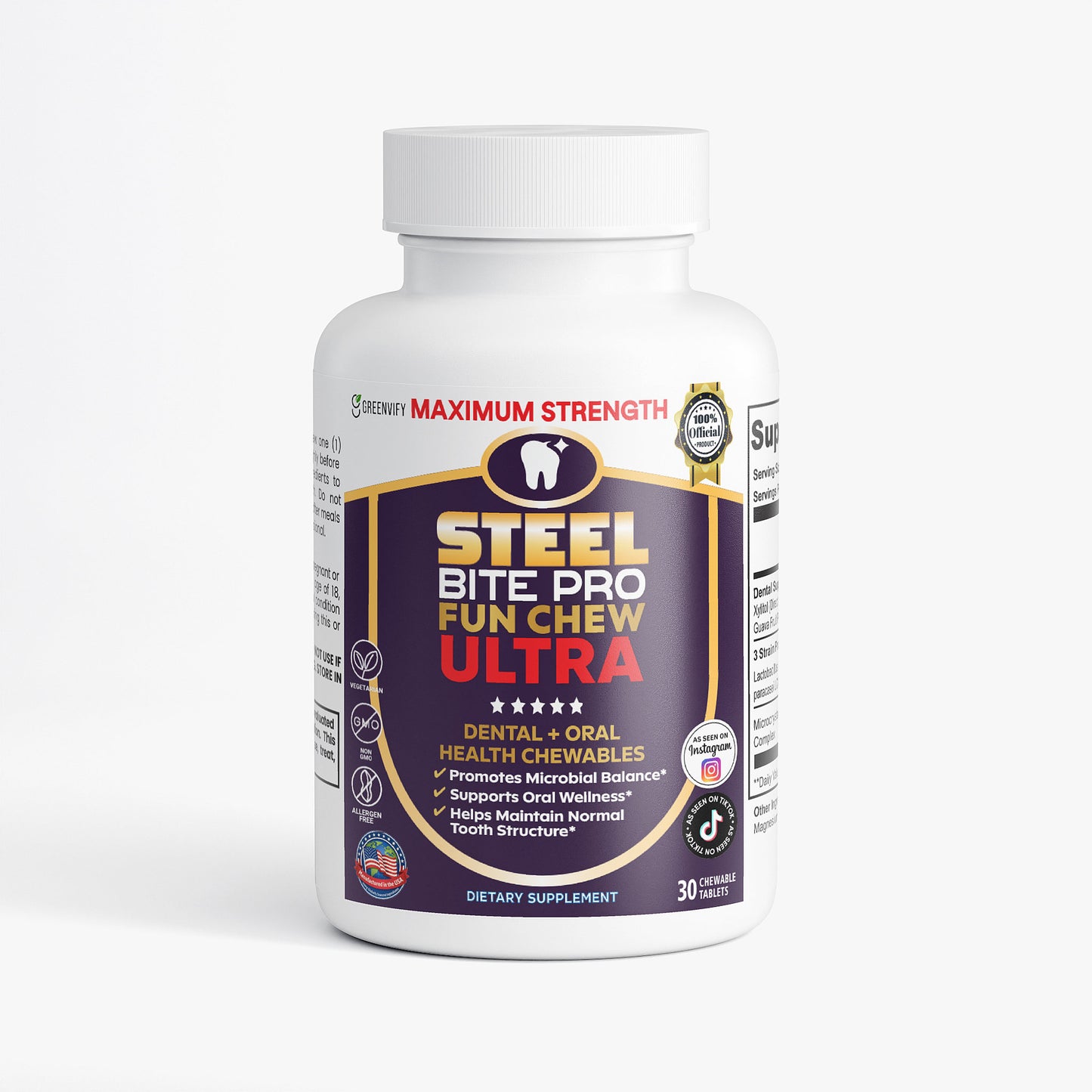 GreenVify Steel Bite Pro Fun Chew Ultra