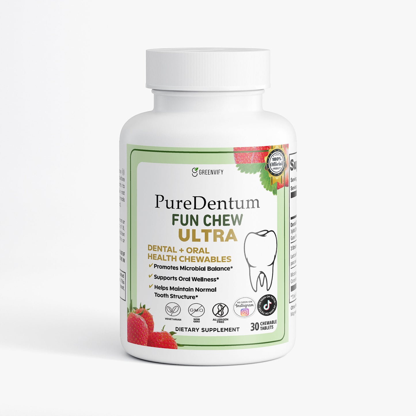 GreenVify PureDentum Fun Chew Ultra