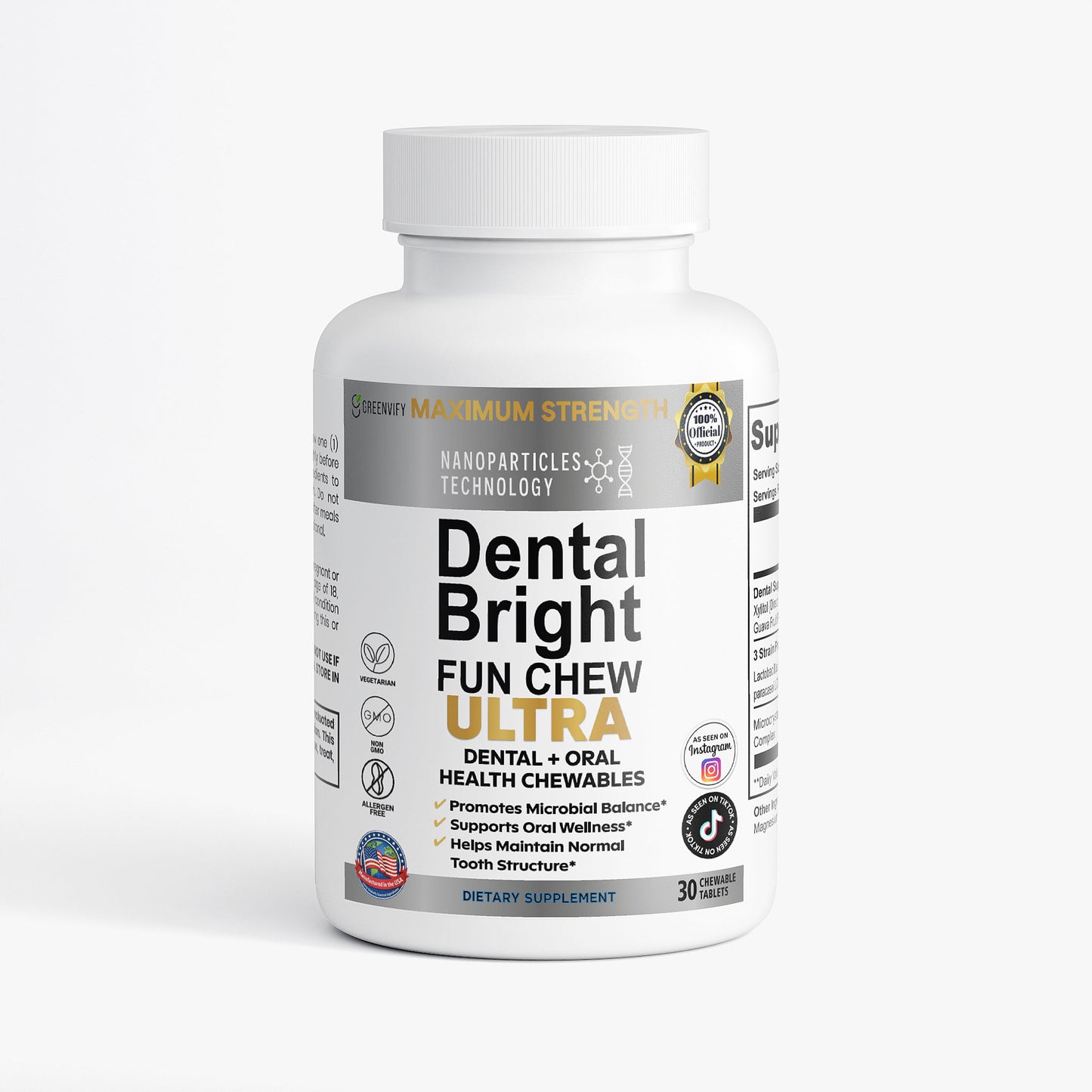 GreenVify Dental Bright Fun Chew Ultra