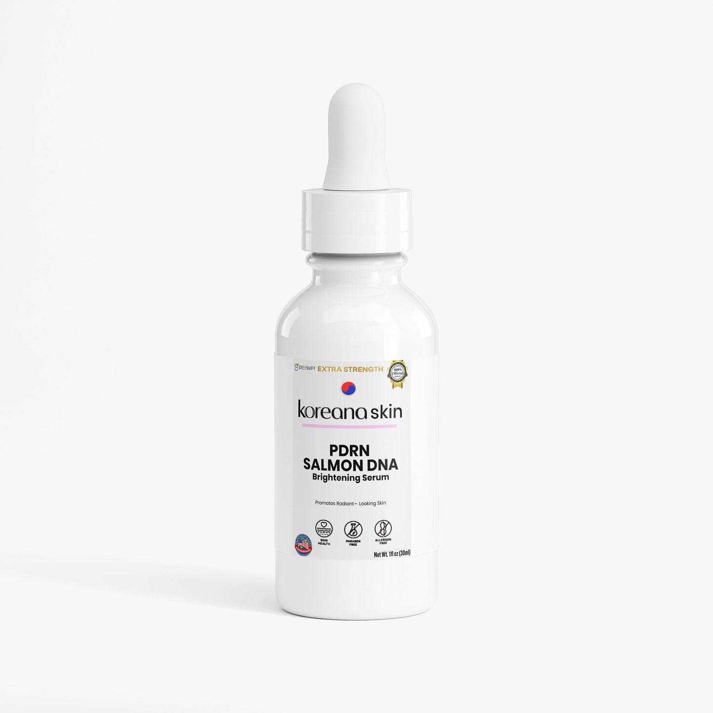 GreenVify Korean Skincare PDRN Salmon DNA Brightening Serum