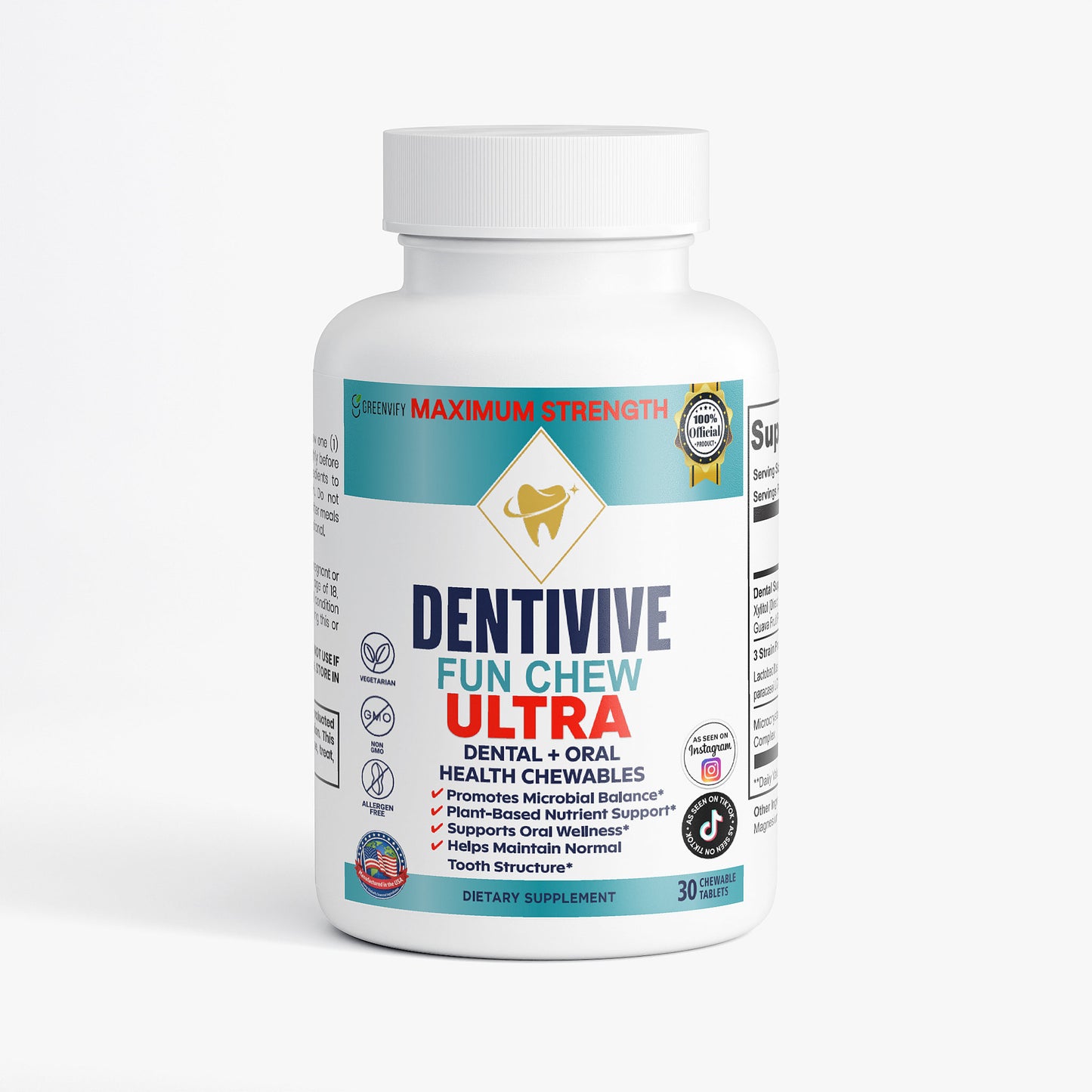 GreenVify DentiVive Fun Chew Ultra