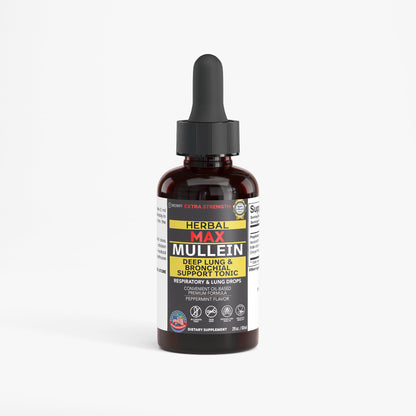 GreenVify Herbal Max Mullein Deep Lung and Bronchial Support Tonic
