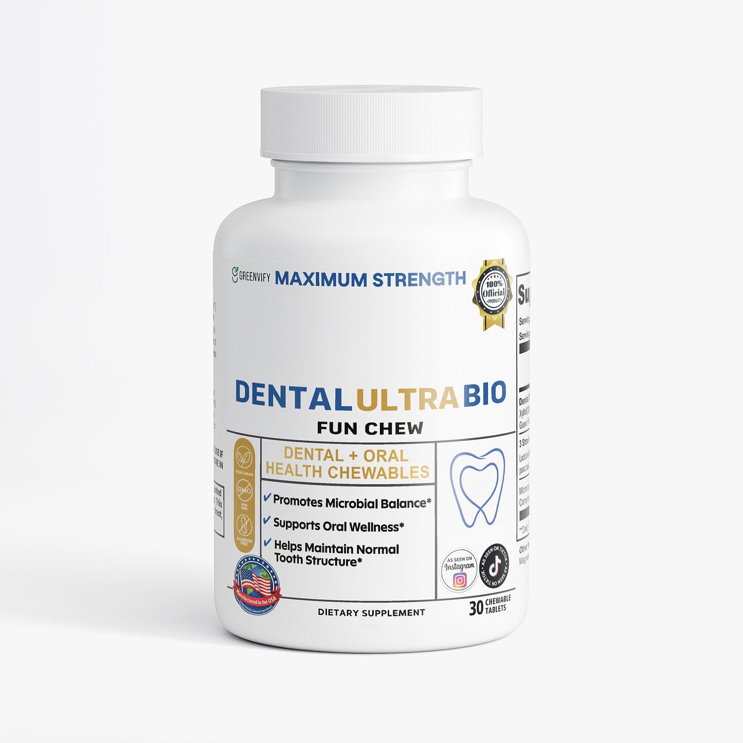 GreenVify Dental Ultra Bio Fun Chew