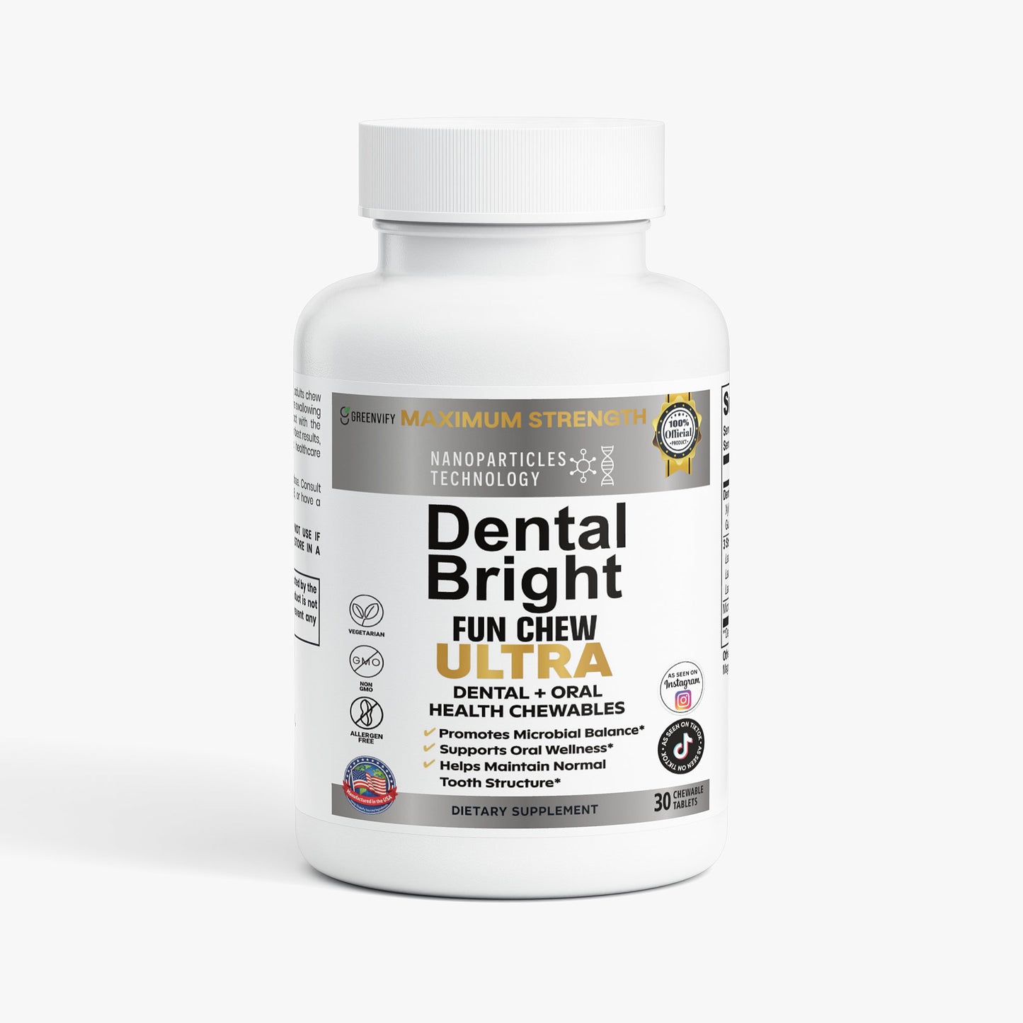 GreenVify Dental Bright Fun Chew Ultra