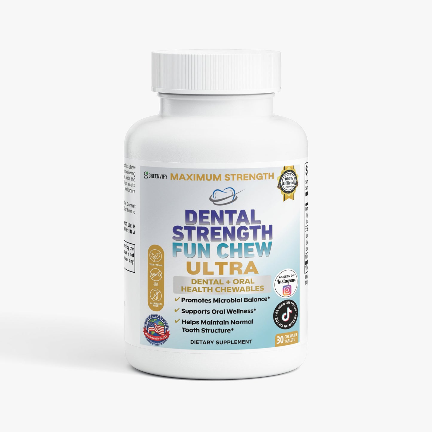 GreenVify Dental Strength Fun Chew Ultra