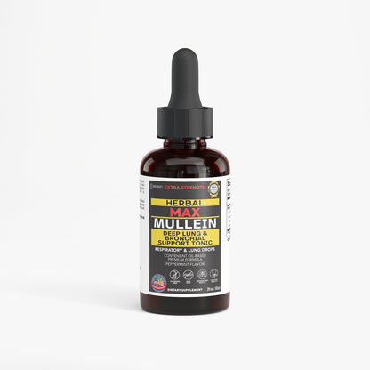GreenVify Herbal Max Mullein Deep Lung and Bronchial Support Tonic