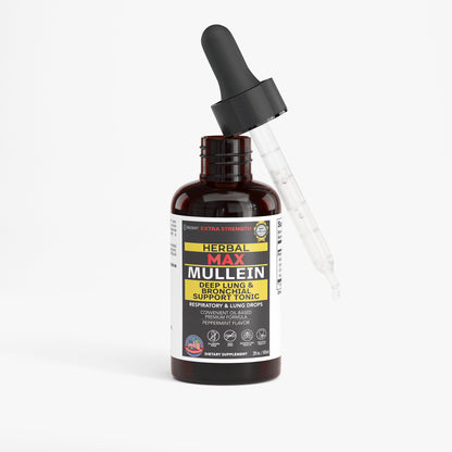 GreenVify Herbal Max Mullein Deep Lung and Bronchial Support Tonic