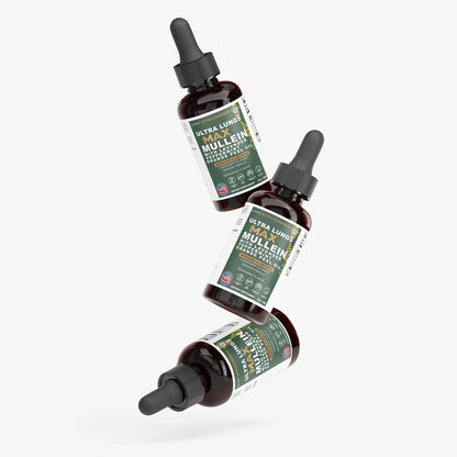GreenVify Ultra Lungs Max Mullein Drops with Lavender Peppermint Orange Peel Oil