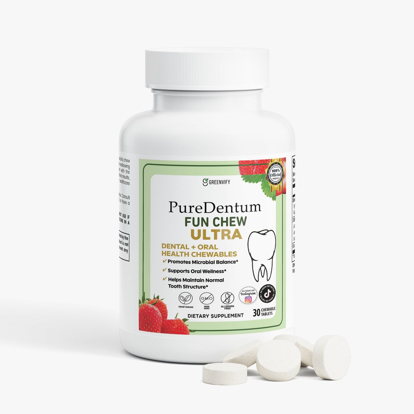 GreenVify PureDentum Fun Chew Ultra