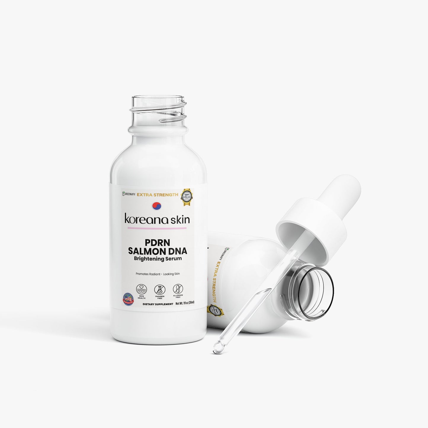 GreenVify Korean Skincare PDRN Salmon DNA Brightening Serum