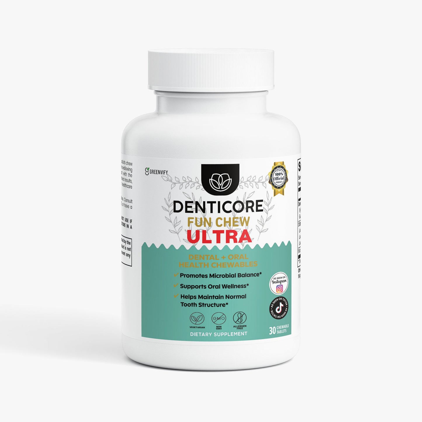 GreenVify DentiCore Fun Chew Ultra