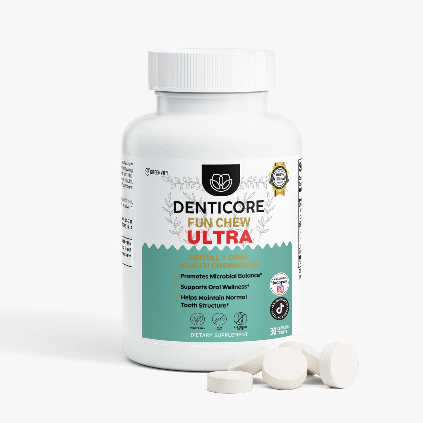 GreenVify DentiCore Fun Chew Ultra