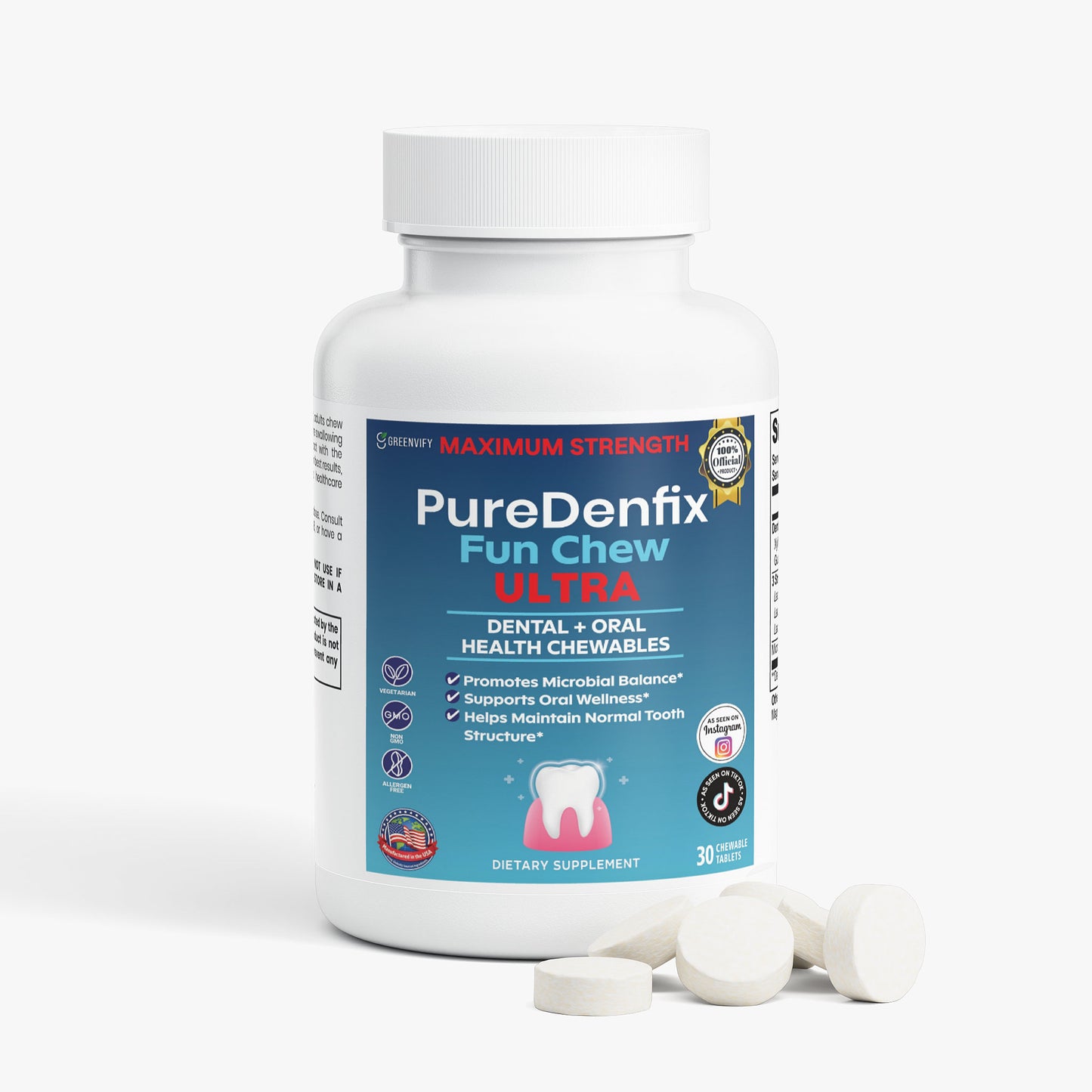 GreenVify PureDenfix Fun Chew Ultra