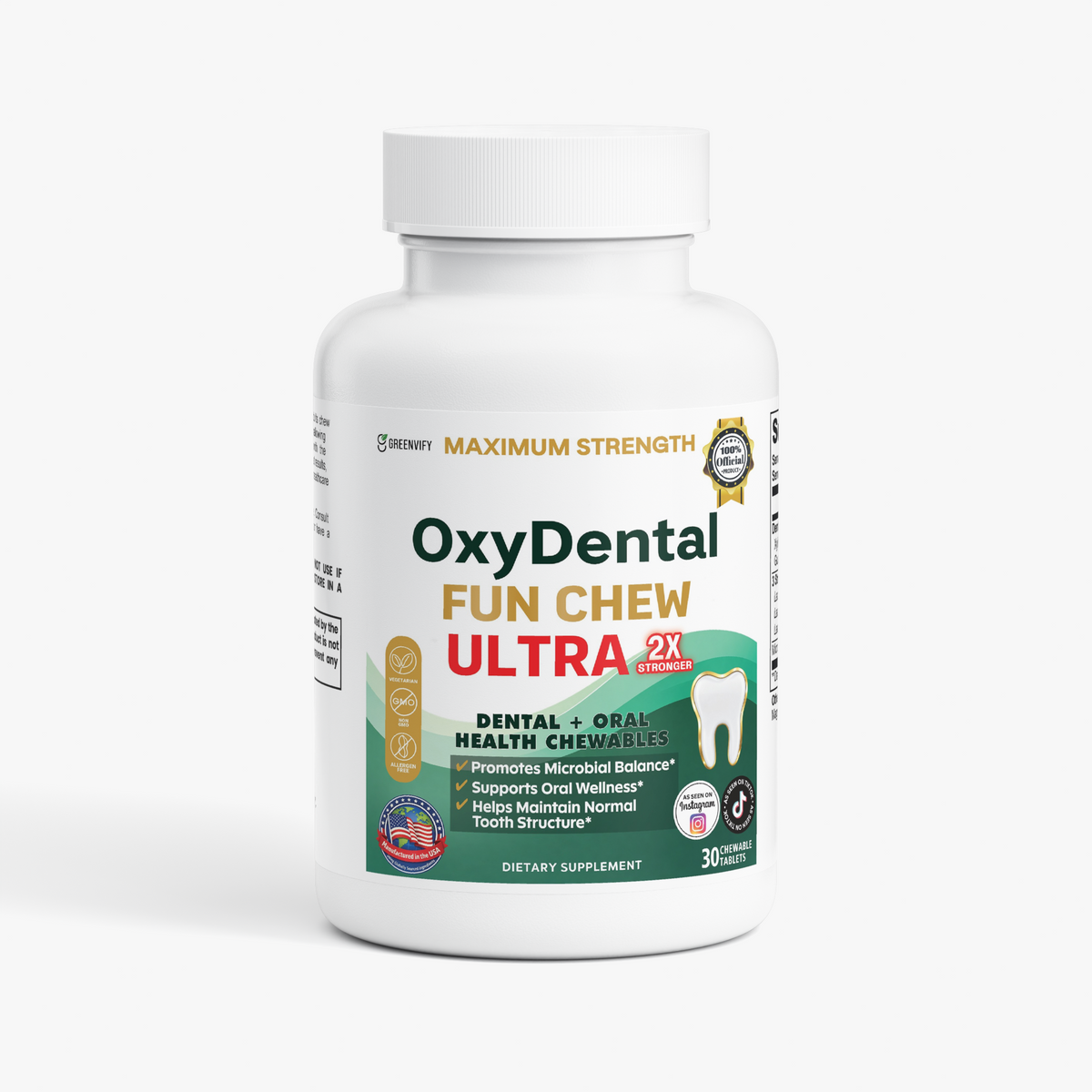 GreenVify OxyDental Fun Chew Ultra