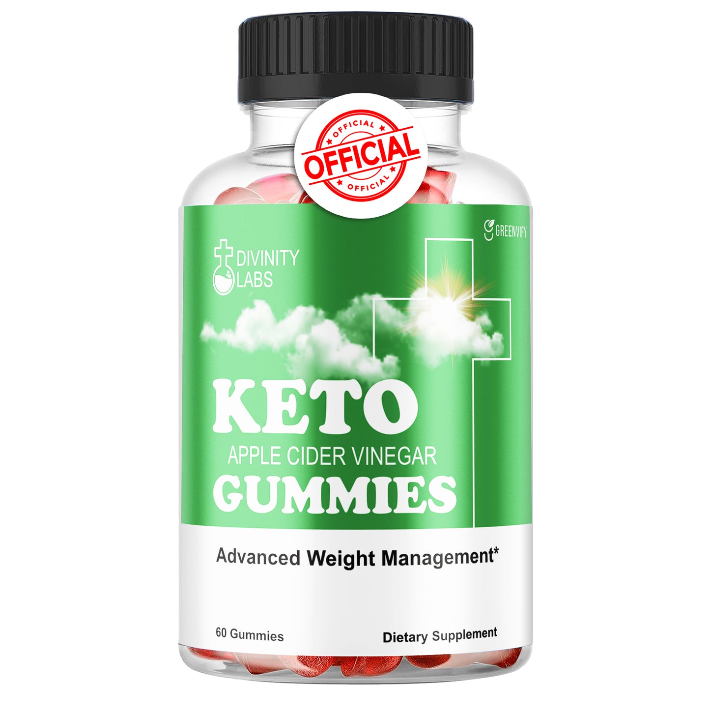 Divinity Labs Keto Apple Cider Vinegar Gummies