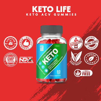 Keto Life Apple Cider Vinegar Gummies