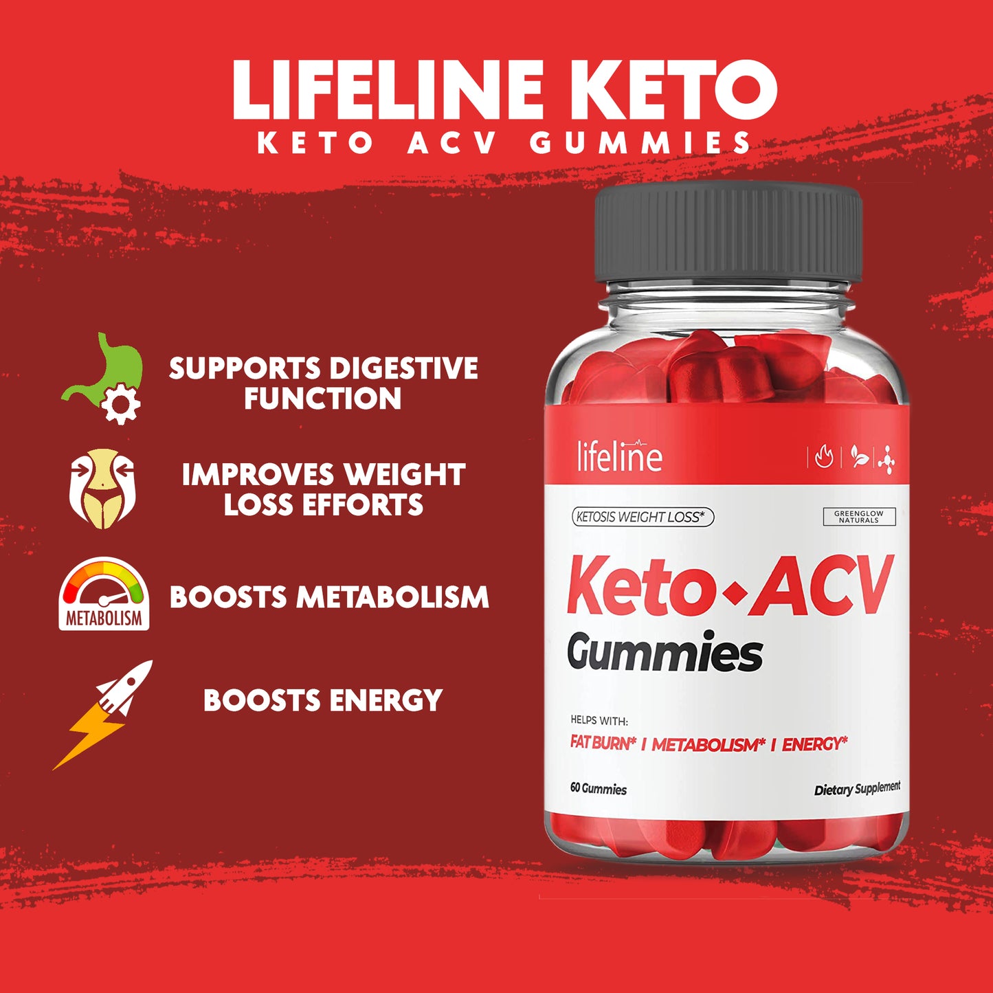 Lifeline Keto Apple Cider Vinegar Gummies