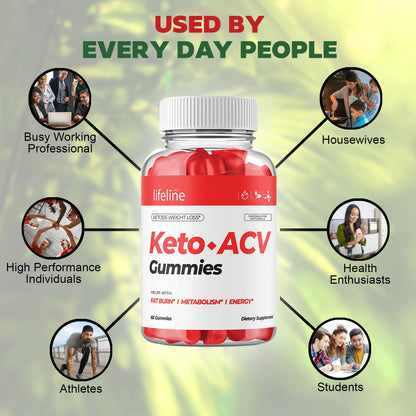Lifeline Keto Apple Cider Vinegar Gummies