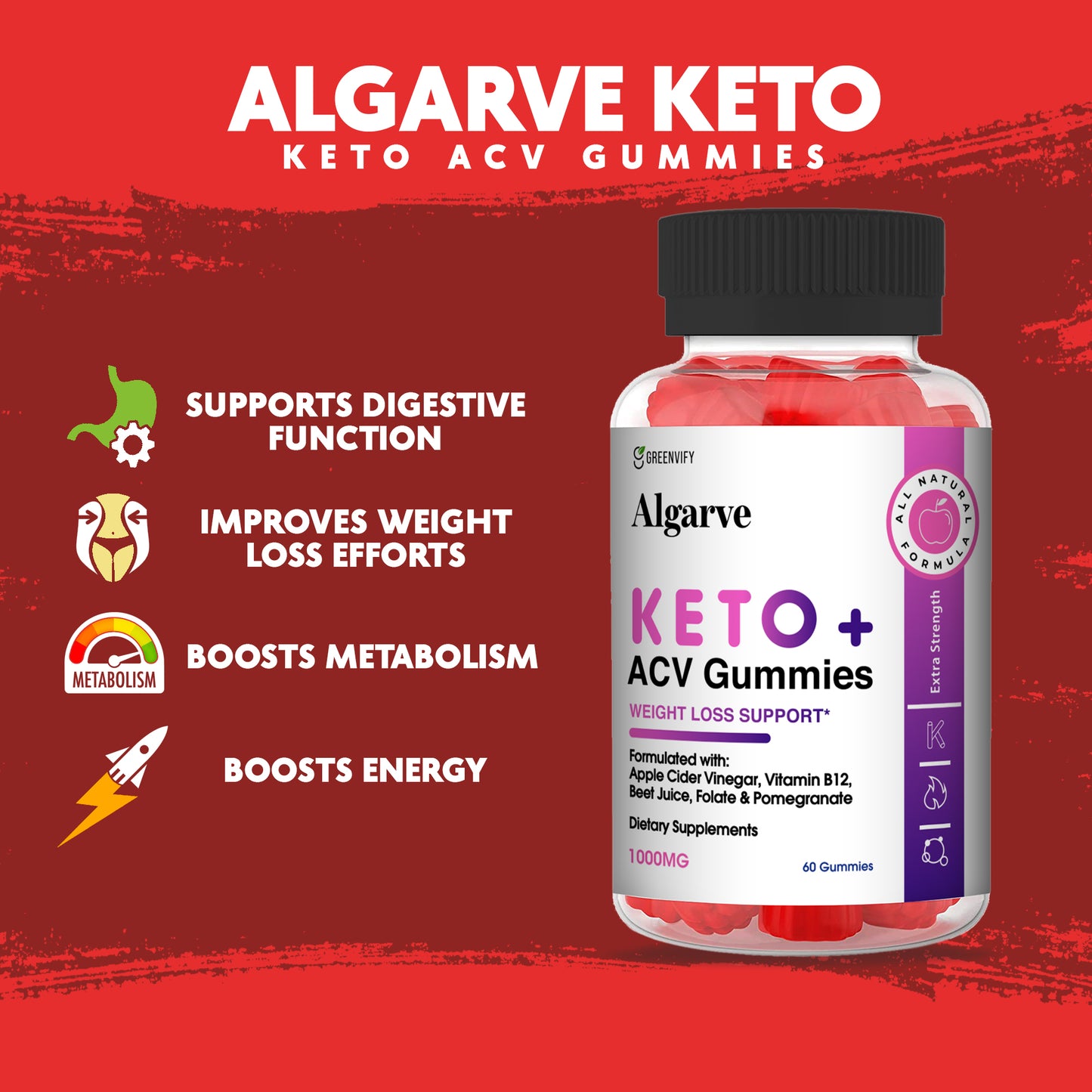 Algarve Keto Apple Cider Vinegar Gummies