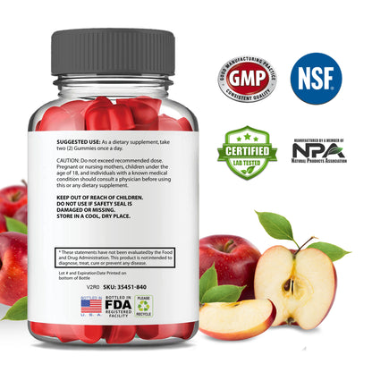 Divinity Labs Keto Apple Cider Vinegar Gummies