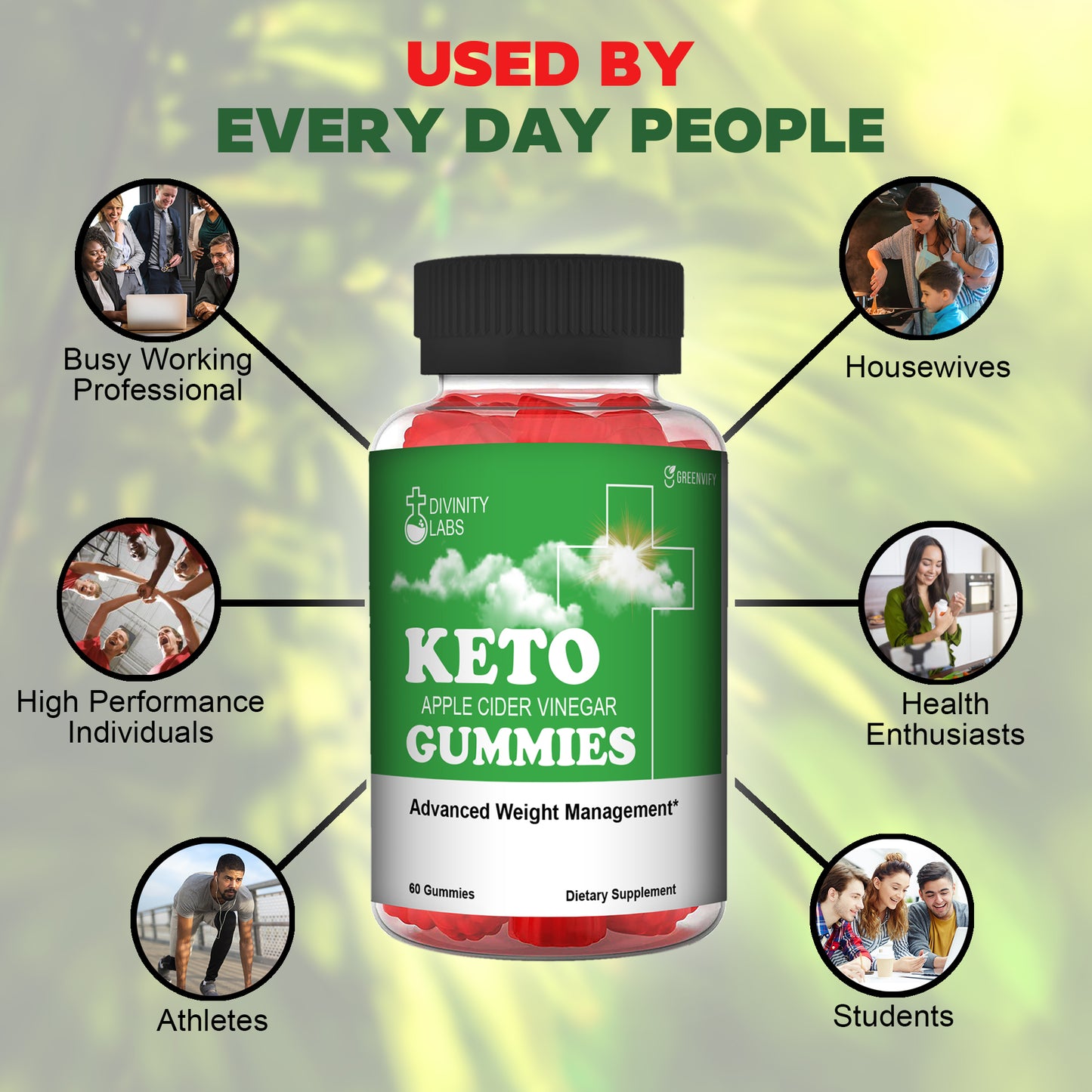 Divinity Labs Keto Apple Cider Vinegar Gummies