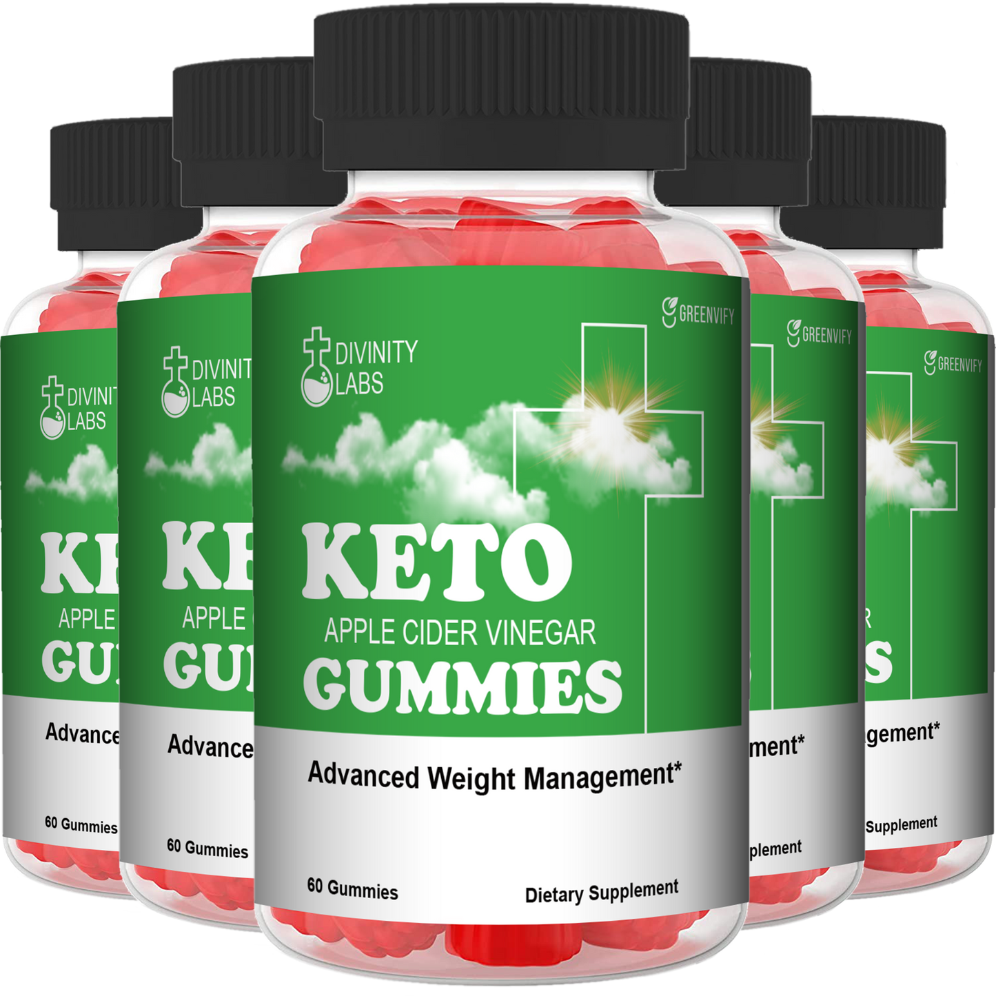Divinity Labs Keto Apple Cider Vinegar Gummies