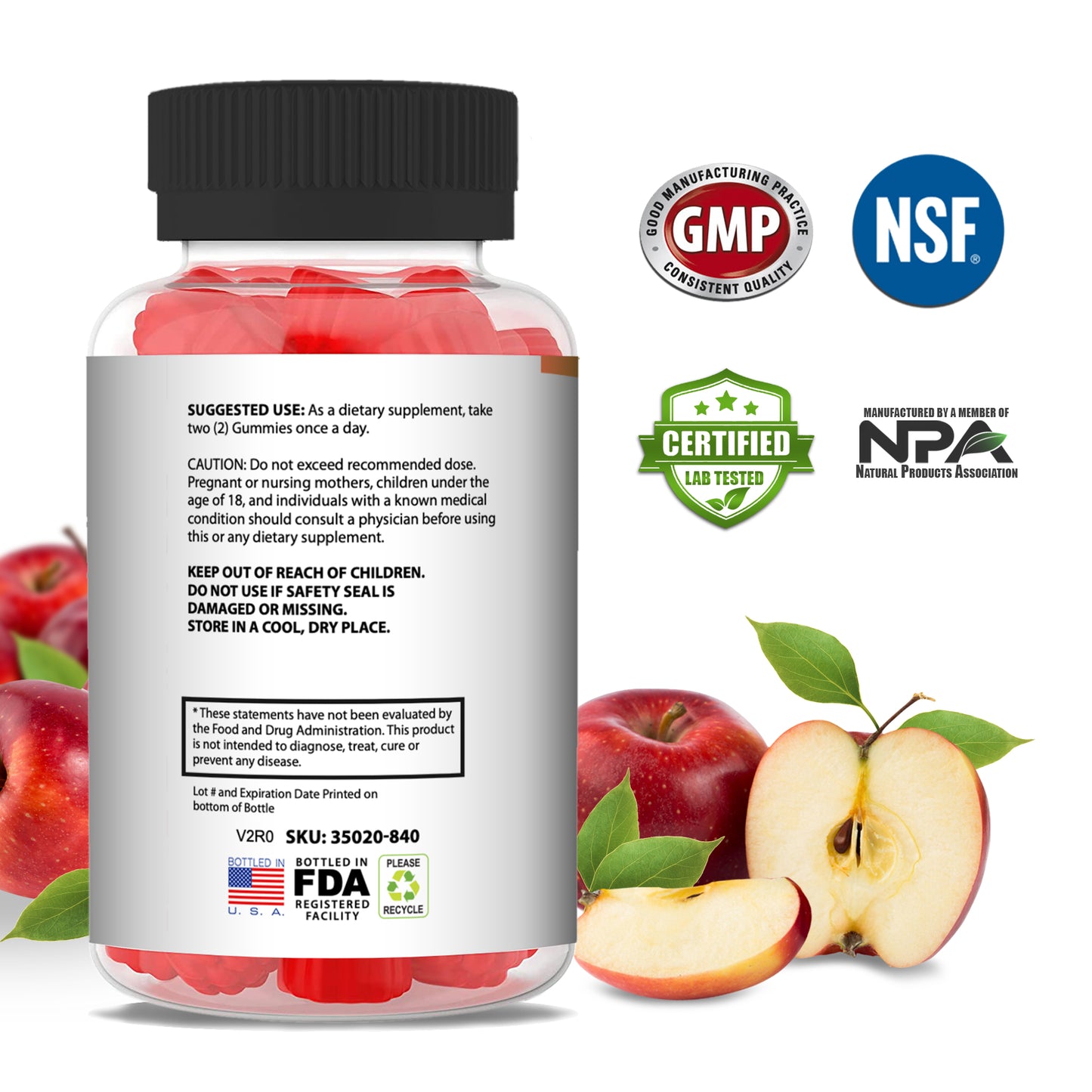 Impact Keto Apple Cider Vinegar Gummies
