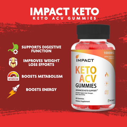 Impact Keto Apple Cider Vinegar Gummies