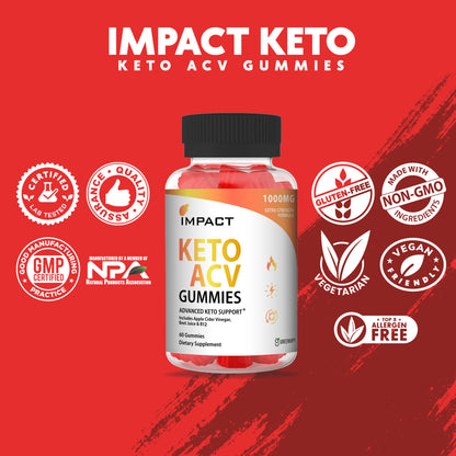 Impact Keto Apple Cider Vinegar Gummies
