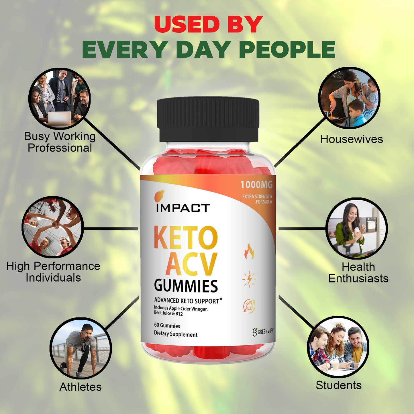 Impact Keto Apple Cider Vinegar Gummies