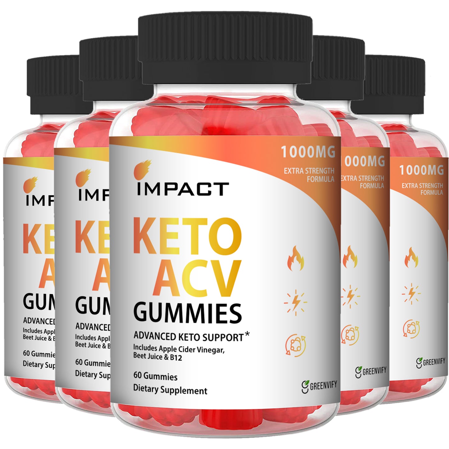 Impact Keto Apple Cider Vinegar Gummies