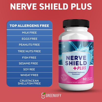 Nerve Shield Plus Brain Support Supplement