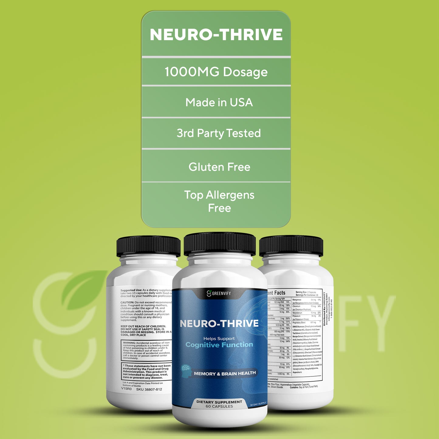 Neuro-Thrive Brain Support Supplement