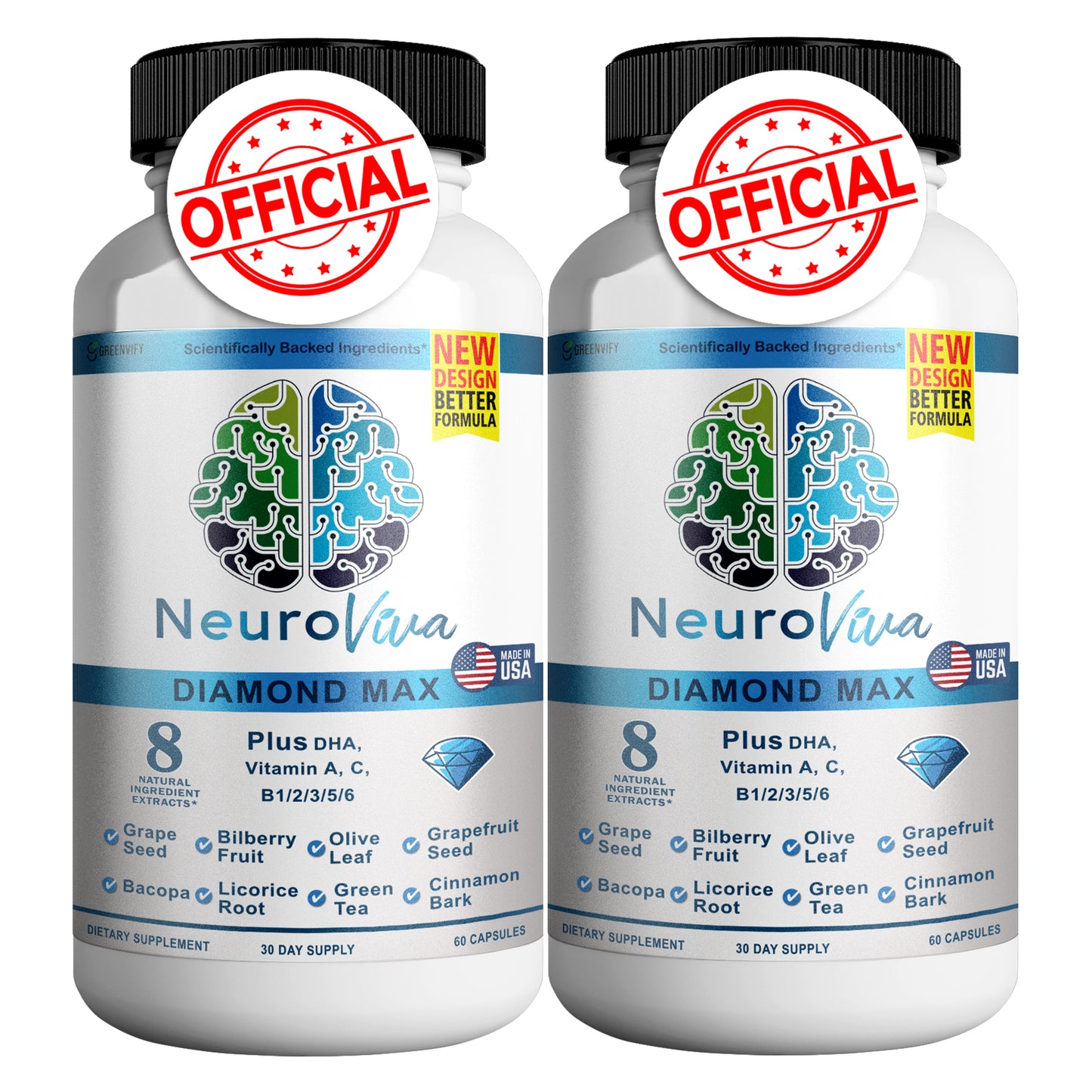 Neuroviva Diamond Max Brain Support Supplement