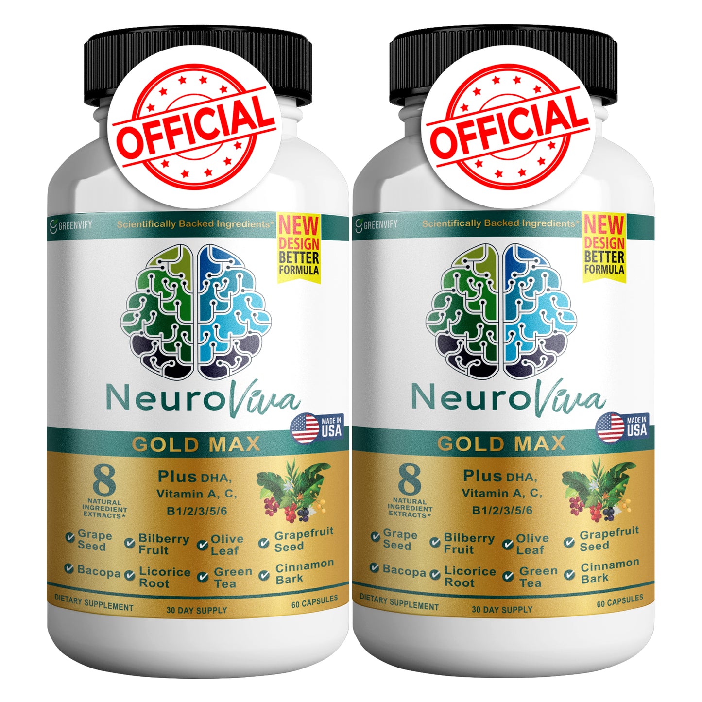 Neuroviva Gold Max Brain Support Supplement