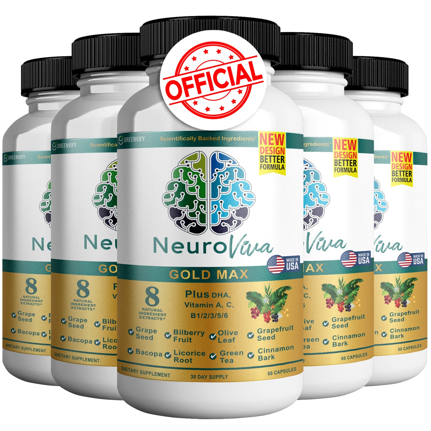 Neuroviva Gold Max Brain Support Supplement