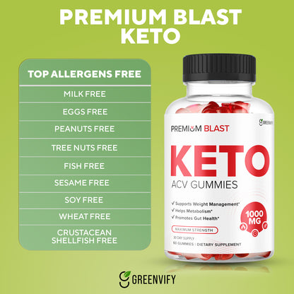 Premium Blast Keto Apple Cider Vinegar Gummies