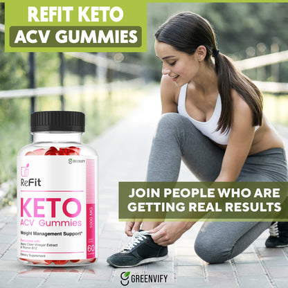 ReFit Keto Apple Cider Vinegar Gummies