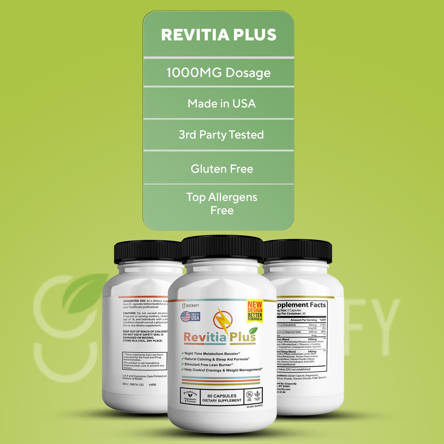 Revitia Plus Advanced Night Supplement