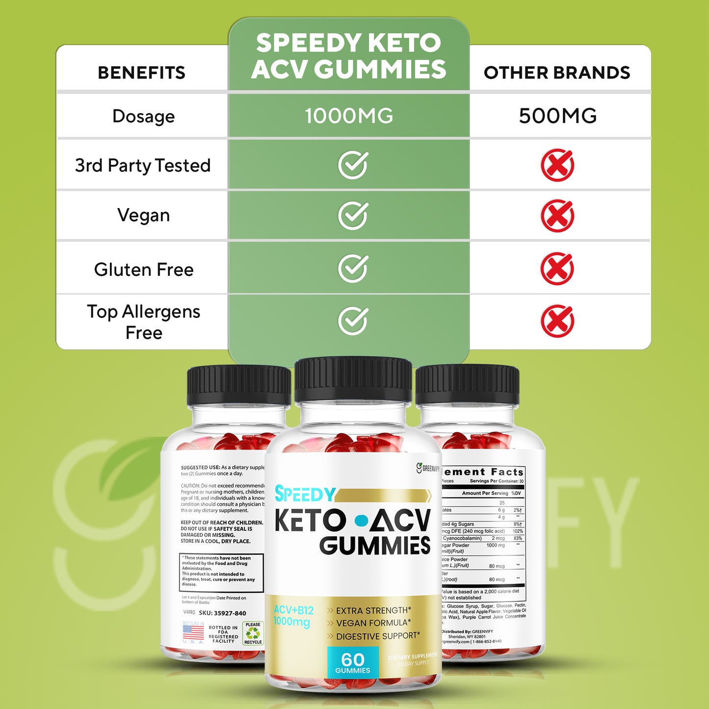 Speedy Keto Apple Cider Vinegar Gummies