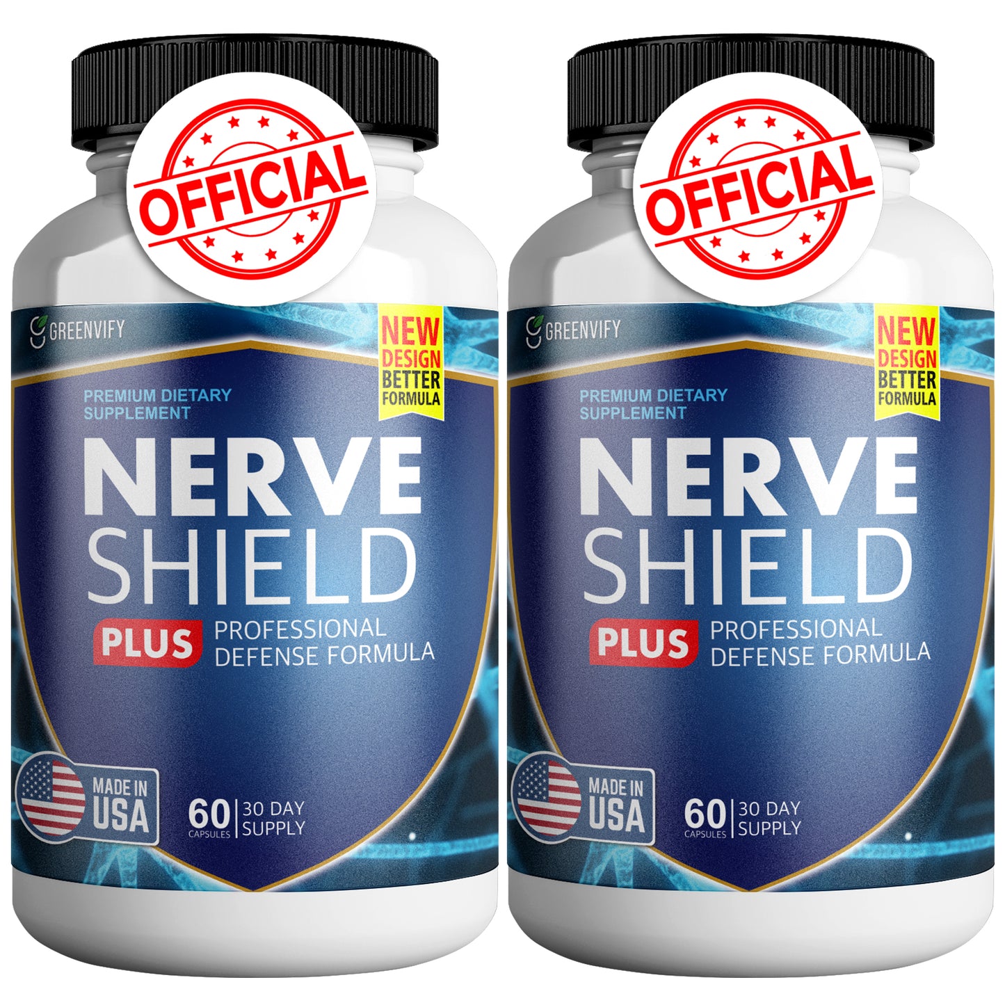 Nerve Shield Plus Pro Formula Brain Support Supplement