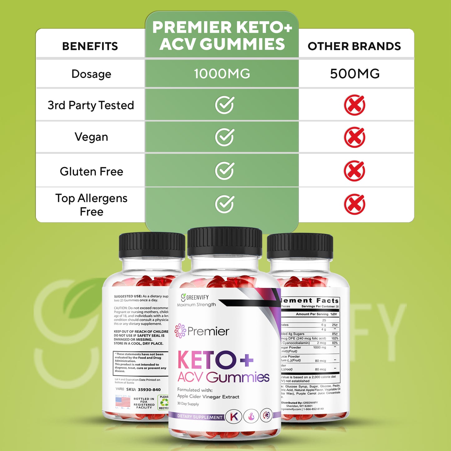 Premier Keto Apple Cider Vinegar Gummies