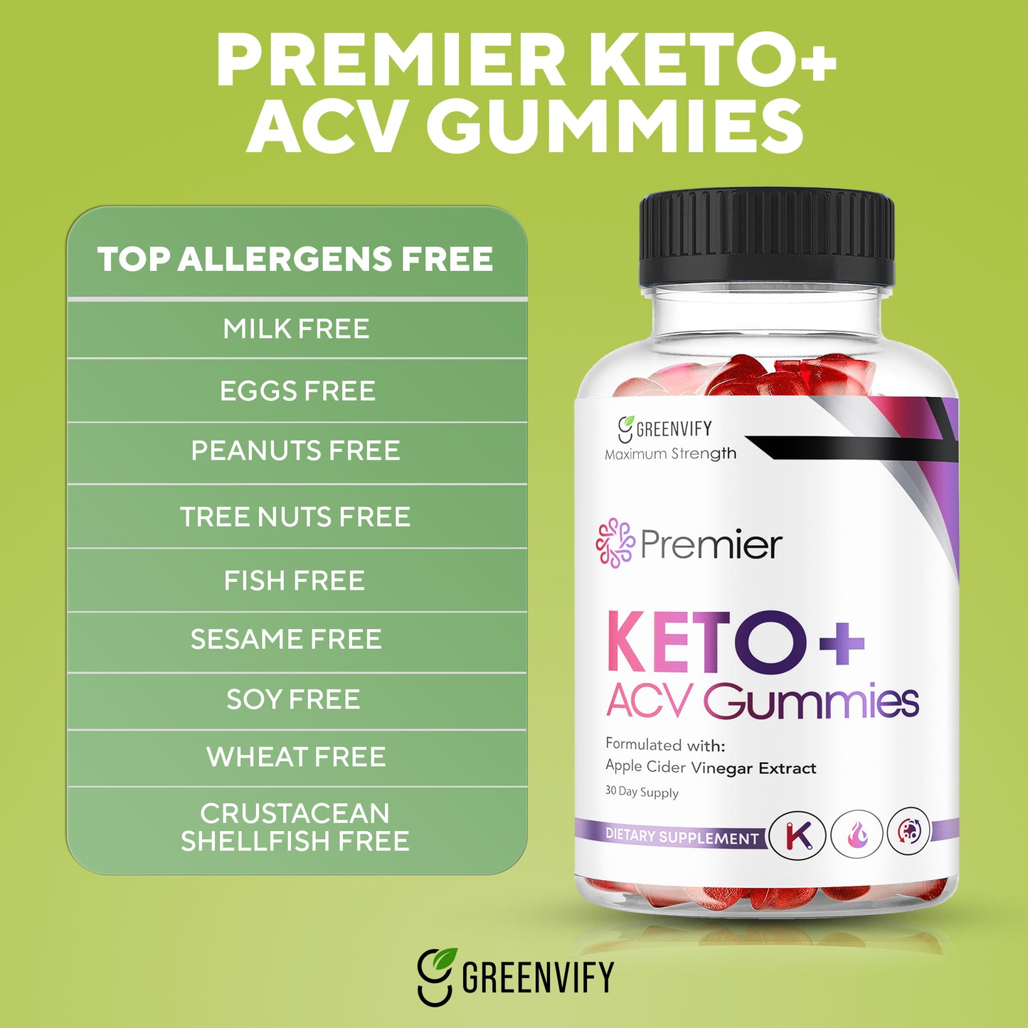 Premier Keto Apple Cider Vinegar Gummies