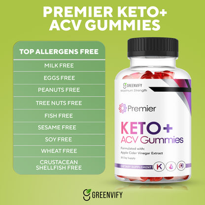 Premier Keto Apple Cider Vinegar Gummies