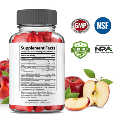 Divinity Labs Keto Apple Cider Vinegar Gummies